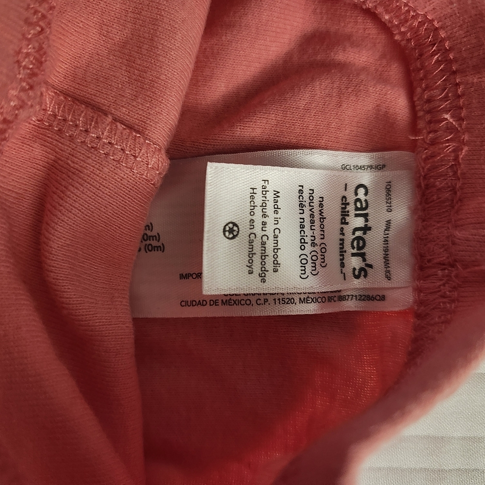 Carter's Soft Pink Leggings for Kids - Picture 3 of 3
